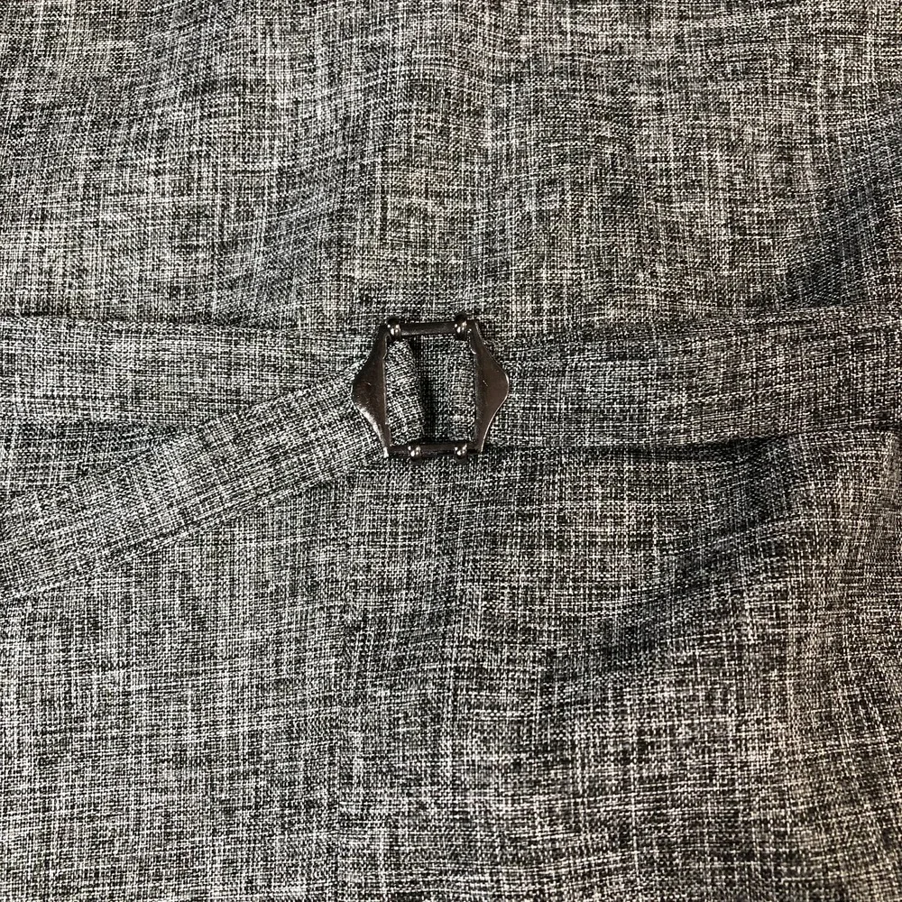 Coofandy Vest Mens Large Gray Buttoned Sleeveless Dress Waistcoat Classic Formal